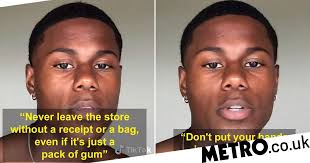 Never leave without a receipt': Teen lists the rules for Black people