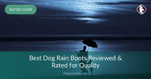 10 best dog rain boots reviewed in 2019 thegearhunt