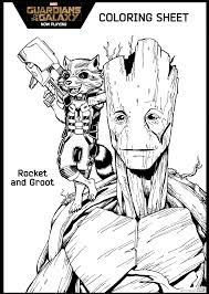 Coloring page teenager groot coloring pages 20. 12 Free Printable Guardians Of The Galaxy Coloring Sheets Hispana Global