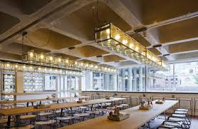 The centre hosts classical and contemporary music concerts, theatre performances, film screenings and art exhibitions. Barbican Foodhall And Lounge Shh Archdaily
