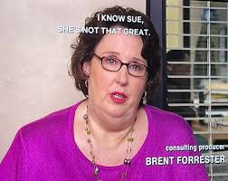 Phyllis , you're weird for this. : r/DunderMifflin
