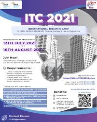 Binus university, biasa kita kenal dengan binus saja atau akronim ubinus (universitas bina sobat pintar juga ingin tahu biaya kuliah universitas binus untuk semester ganjil tahun ajaran 2020/2021? International Thematic Camp 2021 Global Design Thinking Culture Society And Law In Digital Era Muic