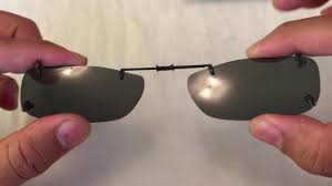 How To Put On Clip On Sunglasses Onto Prescription Glasses