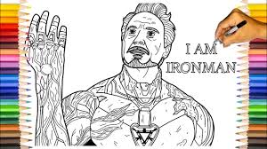 To show the hud options menu, hold h. Iron Man Snap Coloring Pages Iron Man The Avengers Endgame Mark 85 Youtube
