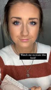 Mini Makeover Magic 🩵✨ This gorgeous lady usually keeps her makeup simple  and natural, but Alecia had a vision 💄💫 The result? A stunning  transformation where her baby-blue eyes truly popped! 💕