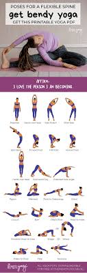 Yoga Flow For A Bendy Spine Free Pdf Beginner Yoga Workout Yoga Flow Easy Yoga Workouts