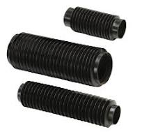 1PC New Black Rubber Corrugated Sleeve Flexible Moulded Bellows Rubber  Nitrile Oil Resistant Dust Cover Tube Bellow Boot Covers - AliExpress