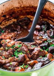 This Beef Bourguignon Is A Classic French Beef Stew Recipe Adapted From Julia Child This Beef Bour Beef Bourguignon Beef Bourguignon Recipe Bourguignon Recipe
