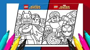 Superman vs batman premiered in august 2003 and was an update of the previous series world s finest comics. Lego Super Heroes Coloring Page Marvel Vs Dc Comics Youtube