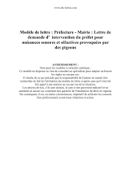Cela leur permet de voir que leur travail est apprécié. Modele De Lettre Prefecture