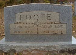 Bulah Jane Robinson Foote (1895-1938)
