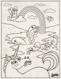 L'enfant devra s'entrainer à dessiner sans jamais regarder sa feuille. Coloriage Arc En Ciel Et Licorne En Ligne Dessin Gratuit A Imprimer
