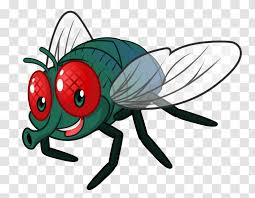 Cartoon Fly Clip Art Illustration Cute Little Bugs Transparent Png