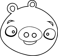 Jpg use the download button to view the full image of pig face coloring pages free, and download it for your computer. Nice Angry Birds Pig Just Face Coloring Page