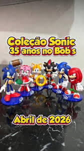 Bob's lança Coleção de 35 Anos do Sonic