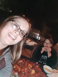 Cooked for my 🍯he love him some me but love seafood too