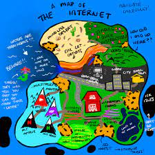 Information design: What is the map of the Internet as you visualize it in  your mind? | Department of Design