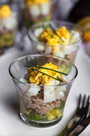 Verrines Avocat Thon Et Oeuf Mimosa Amandine Cooking Recette Verrine Apero Recette Quiche Facile Verrine Avocat
