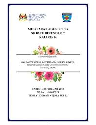 Mesyuarat Agung Pibg Sk Batu Berendam 2 Kali Ke 14 Pages 1 34 Text Version Anyflip