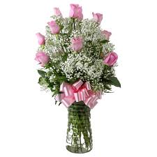 1 Dozen Roses Pink Arranged By A Florist In Jacksonville Fl Kuhn Flowers