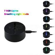 Oxford adjustable led 26 white desk lamp with bladeless fan and usb charger. China Mini Led Base 7 Rgb Light For Acrylic Plate Tdl M China Led Base Lamp Base