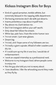 Kickass Instagram Bios For Boys Instagram Bio Quotes Bio Quotes Clever Captions For Instagram 227 friendship quotes for instagram. kickass instagram bios for boys
