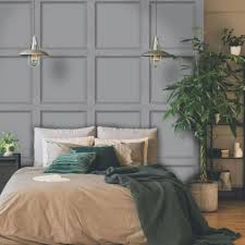 Acupanel® is a stunning, easy to install wood strip decorative wall and ceiling panel which boasts class a sound absorption. Modern Wood Panel Effect Grey 12981 Holden Wallpaper