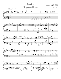 Kingdom Hearts Passion 2 Sheet Music For Piano Solo Musescore Com