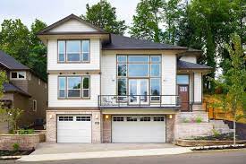 Plan 6924am For A Front Sloping Lot Sloping Lot House Plan Architectural Design House Plans Garage House Plans