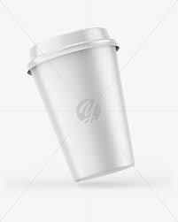 Download Paper Coffee Cup Mockup In Cup Bowl Mockups On Yellow Images Object Mockups PSD Mockup Templates