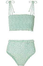 Beach cafe has a vast selection of women's designer swimwear from the hottest brands including melissa odabash, jets by jessika allen, vix, marysia, hunza g, pq swim, seafolly and many more iconic swimwear designers. Faithfull The Brand Adeline And Wildflower Smocked Floral Print Best Swimsuit Brands 2019 Popsugar Fashion Uk Photo 23