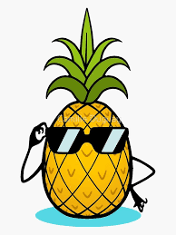 Ananas Cool Sticker By Camille Duguay Pineapple Drawing Pineapple Wallpaper Cartoon Pineapple