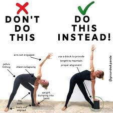 Triangle Pose Trikonasana Do S And Don T S Follow Grounded Panda Follow Grounded Panda T Yoga Poses For Beginners Home Yoga Practice Yoga Everyday