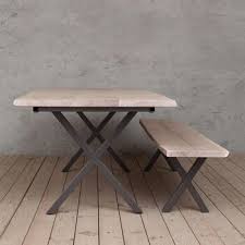 3.5 out of 5 stars. Chelsea Oak Extendable Dining Table Matt Black X Legs By Cosy Wood Notonthehighstreet Com