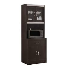 The long awaited, oh so intriguing drawer tutorial. Hodedah Import 70 Tall Top Bottom Enclosed Kitchen Cabinet W Drawer Chocolate Walmart Com Walmart Com