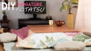 Diy Miniature Kotatsu Japanese Heated Table Tutorial In 2020 Miniatures Diy Dollhouse Diy Doll