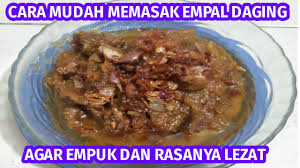 Bumbu dasar pada pembuatan abon daging sapi berguna untuk mempengaruhi tekstur daging sapi saat digoreng, supaya tahan lebih lama maka perlu dipastikan kondisi tumisan bumbu benar benar dalam kondisi. Resep Memasak Empal Daging Kerbau Youtube