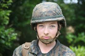 U.S. Marine Corps Cpl. Allie Bigger, a network administrator