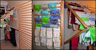 Here's a beautiful and functional diy drying rack for those items that need to be hung dry! Diy Wall Mounted Laundry Drying Racks
