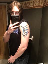 Yu yu hakusho head canon yyh head canon yyh fandom yu yu hakusho fandom hiei. My Yu Yu Hakusho Tattoo Of Raizen S Face Tattoo Yuyuhakusho