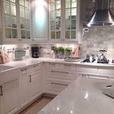 Find high pressure laminate backsplashes in a variety of colours and styles at great prices. 85 Amazing White Kitchen Backsplash Ideas Decoradeas White Ikea Kitchen Kitchen Design Kitchen Showroom