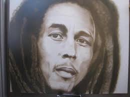 Bob Marley Art Piece Created by Alexia Cross