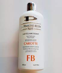 Lightening, lightens scars, dark spots. Pr Francoise Bedon Lotion Carrot 16 8oz Clemsbeauty Com