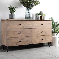 The most common long chest drawers material is wood. Chelwood Reclaimed Wood Large Chest Of Drawers Modish Living
