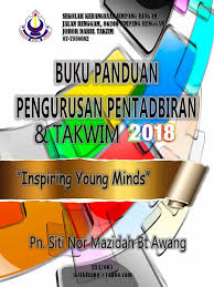 Buku pengurusan dan takwim 2016. Cover Buku Pengurusan 2018