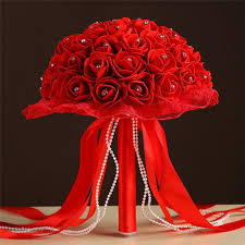 Shop gifts & party supplies at target™. Molyveva A Bunch Of Crystal Lace Roses Brides Wedding Bouquet Bridal Artificial Silk Flowers Wedding Decoration Craft Supplies Arts Crafts Sewing Baresque Com Au