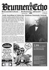 Willkommen in der filiale gladbacher bank ag, niederlassung giesenkirchen. Brunnen Echo Heimatverein Giesenkirchen