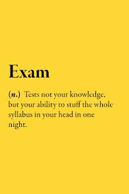 Maybe you would like to learn more about one of these? Amazon In Buy Exam N Tests Not Your Knowledge But Your Ability To Stuff The Whole Syllabus In Your Head In One Night Blank Lined Funny Saying Definition 110 Pages 6 X