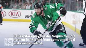 If you thought you were having a rough monday, this happened to tyler seguin and his ferrari 😬.… My Bad Bro Hit And Run Driver Leaves Note On Nhl Star Tyler Seguin S Ferrari