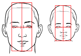 Drawing A Child S Face Mastering Proportions Face Drawing Drawings Face Proportions